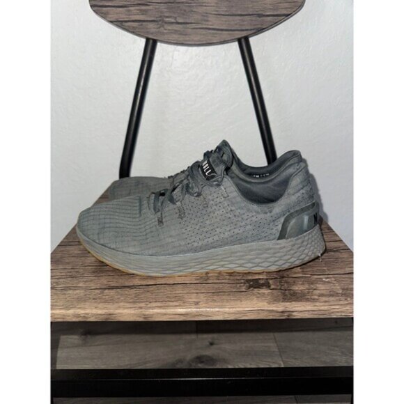 NoBull Ripstop Runner Running Shoes Mens 10.5 Womens 12  Dark Grey Gum Bottom - Picture 3 of 7